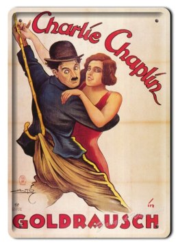 CHAPLIN METALOWY SZYLD PLAKAT VINTAGE RETRO #01616
