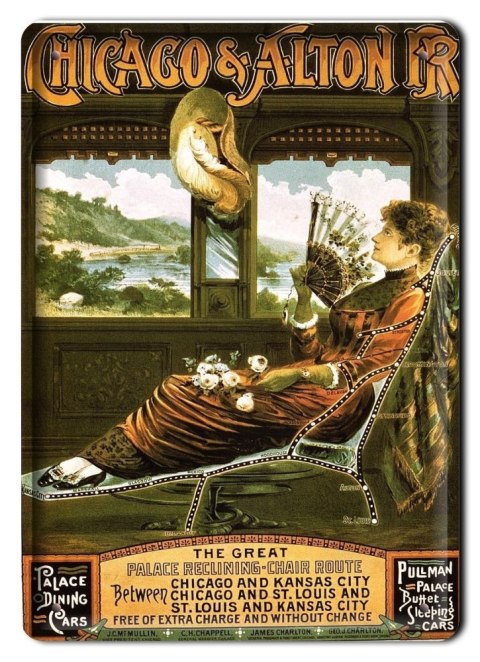 CHCAGO METALOWY SZYLD PLAKAT VINTAGE RETRO #08483