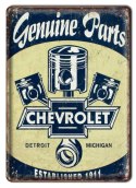 CHEVROLET METALOWY SZYLD PLAKAT RETRO #00987