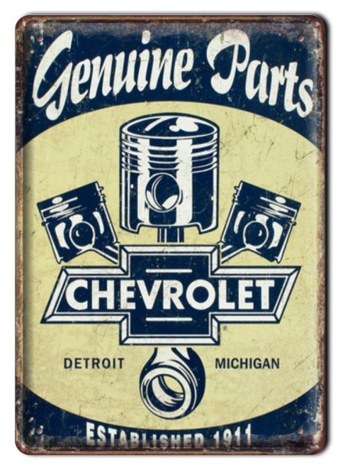 CHEVROLET METALOWY SZYLD PLAKAT RETRO #00987