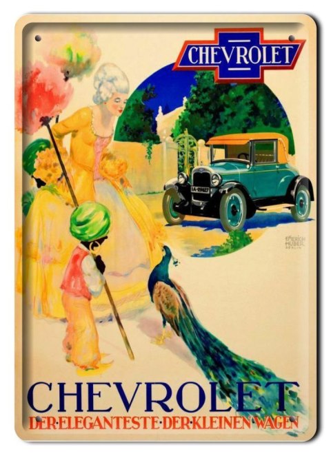 CHEVROLET PLAKAT METALOWY SZYLD OBRAZEK #20408