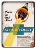 CHEVROLET PLAKAT METALOWY SZYLD RETRO VINTAGE #11057