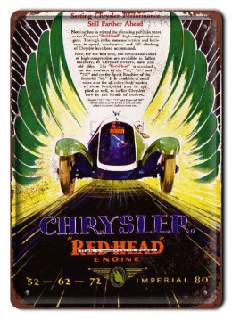 CHRYSLER METALOWY SZYLD PLAKAT RETRO #05366