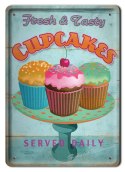 CIASTKA METALOWY SZYLD PLAKAT RETRO #04822