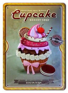 CIASTKO METALOWY SZYLD PLAKAT OBRAZEK RETRO #02982