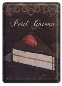 CIASTO METALOWY SZYLD PLAKAT VINTAGE RETRO #00695