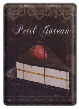 CIASTO METALOWY SZYLD PLAKAT VINTAGE RETRO #00695