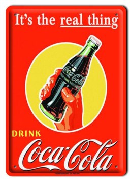 COCA COLA DRINK METALOWY SZYLD PLAKAT RETRO #00791