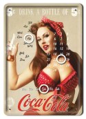 COCA COLA KALENDARZ METALOWY SZYLD RETRO #06710