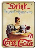 COCA COLA METALOWY SZYLD OBRAZEK RETRO #02140