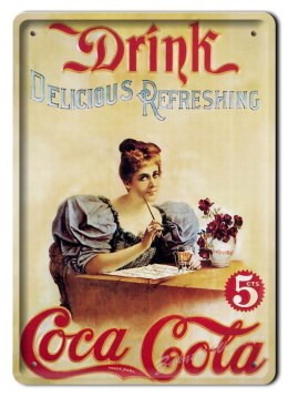 COCA COLA METALOWY SZYLD OBRAZEK RETRO #02140