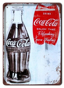 COCA COLA METALOWY SZYLD PLAKAT RETRO #08105