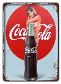 COCA COLA METALOWY SZYLD PLAKAT RETRO #08352