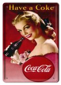 COCA COLA METALOWY SZYLD VINTAGE RETRO #09621