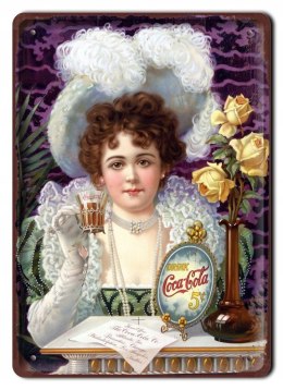 COCA COLA PLAKAT METALOWY SZYLD RETRO VINTAGE #07819