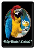 COCKTAIL DRINK METALOWY SZYLD PLAKAT RETRO #07470