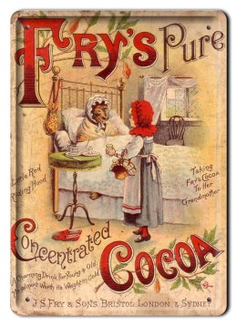 COCOA METALOWY SZYLD PLAKAT VINTAGE RETRO #08412