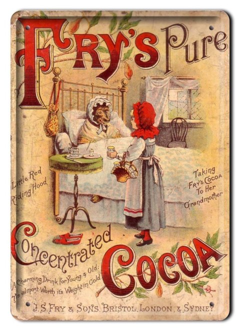 COCOA METALOWY SZYLD PLAKAT VINTAGE RETRO #08412