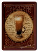 COFFEE KAWA METALOWY SZYLD OBRAZEK VINTAGE #02680