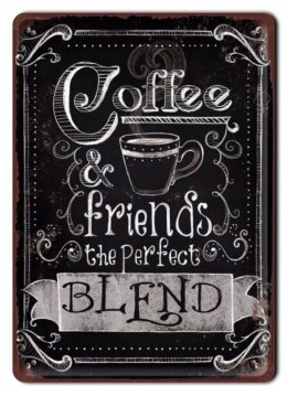 COFFEE KAWA PLAKAT METALOWY SZYLD RETRO #07920