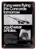 CONCORDE METALOWY SZYLD VINTAGE RETRO #08173