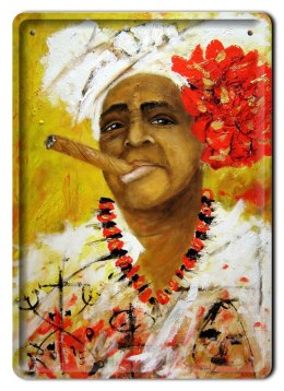 CUBA CYGARO METALOWY SZYLD OBRAZEK VINTAGE #01667