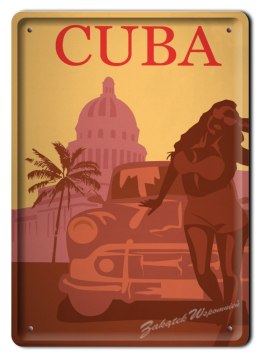 CUBA METALOWY SZYLD PLAKAT OBRAZEK RETRO #04695