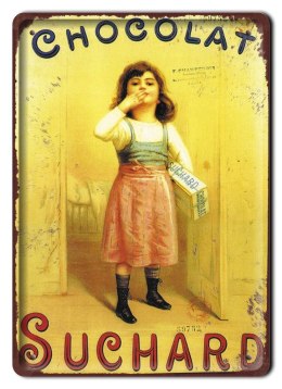 CZEKOLADA METALOWY SZYLD PLAKAT RETRO #08700