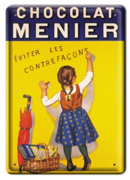CZEKOLADA METALOWY SZYLD PLAKAT VINTAGE RETRO #00598