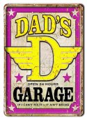DADS GARAGŻ METALOWY SZYLD PLAKAT RETRO #07546