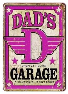 DADS GARAGŻ METALOWY SZYLD PLAKAT RETRO #07552