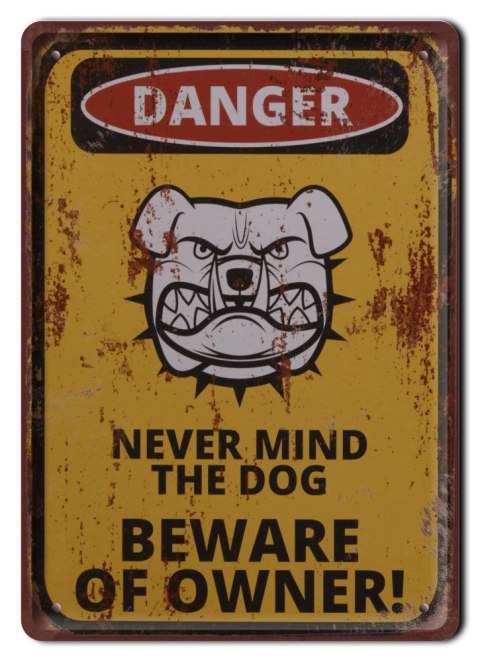DANGER PLAKAT METALOWY SZYLD OBRAZEK RETRO #20312