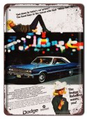 DODGE PLAKAT METALOWY SZYLD RETRO #05381