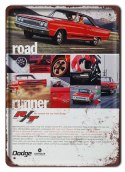 DODGE R/T METALOWY SZYLD PLAKAT RETRO #05400