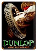 DUNLOP METALOWY SZYLD PLAKAT OBRAZEK #01306