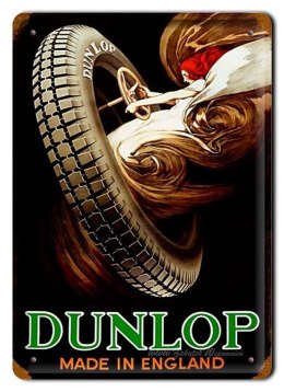 DUNLOP METALOWY SZYLD PLAKAT OBRAZEK #01306