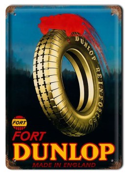 DUNLOP METALOWY SZYLD PLAKAT OBRAZEK RETRO #00245