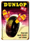 DUNLOP METALOWY SZYLD PLAKAT VINTAGE RETRO #01355