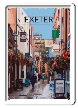 EXETER PLAKAT METALOWY SZYLD OBRAZEK RETRO #20430