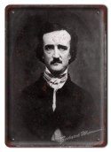 EDGAR ALLAN POE METALOWY SZYLD OBRAZEK RETRO #05477