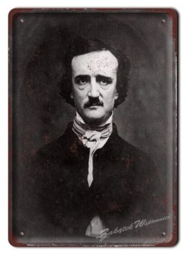 EDGAR ALLAN POE METALOWY SZYLD OBRAZEK RETRO #05477