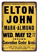 ELTON JOHN PLAKAT METALOWY SZYLD RETRO VINTAGE #12091