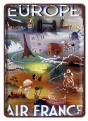EUROPA METALOWY SZYLD PLAKAT RETRO VINTAGE #07618