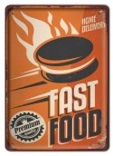 FAST FOOD METALOWY SZYLD PLAKAT VINTAGE RETRO #09082
