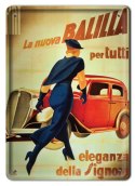 FIAT AUTO METALOWY SZYLD PLAKAT RETRO #04837