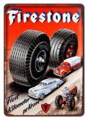 FIRESTONE METALOWY SZYLD VINTAGE RETRO #07644