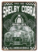 GARAGE COBRA METALOWY SZYLD PLAKAT RETRO #07279