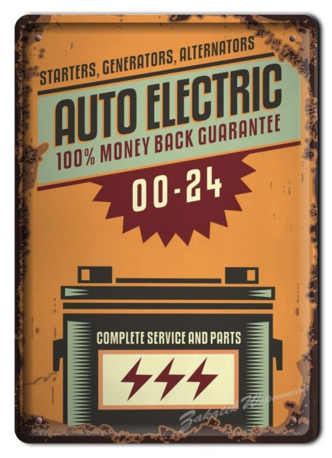 GARAGE METALOWY SZYLD PLAKAT OBRAZEK RETRO #04626