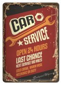 GARAGE METALOWY SZYLD PLAKAT OBRAZEK RETRO #04628