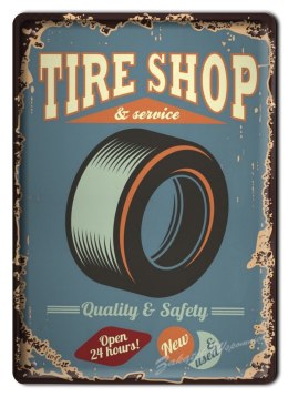 GARAGE METALOWY SZYLD PLAKAT OBRAZEK RETRO #04643